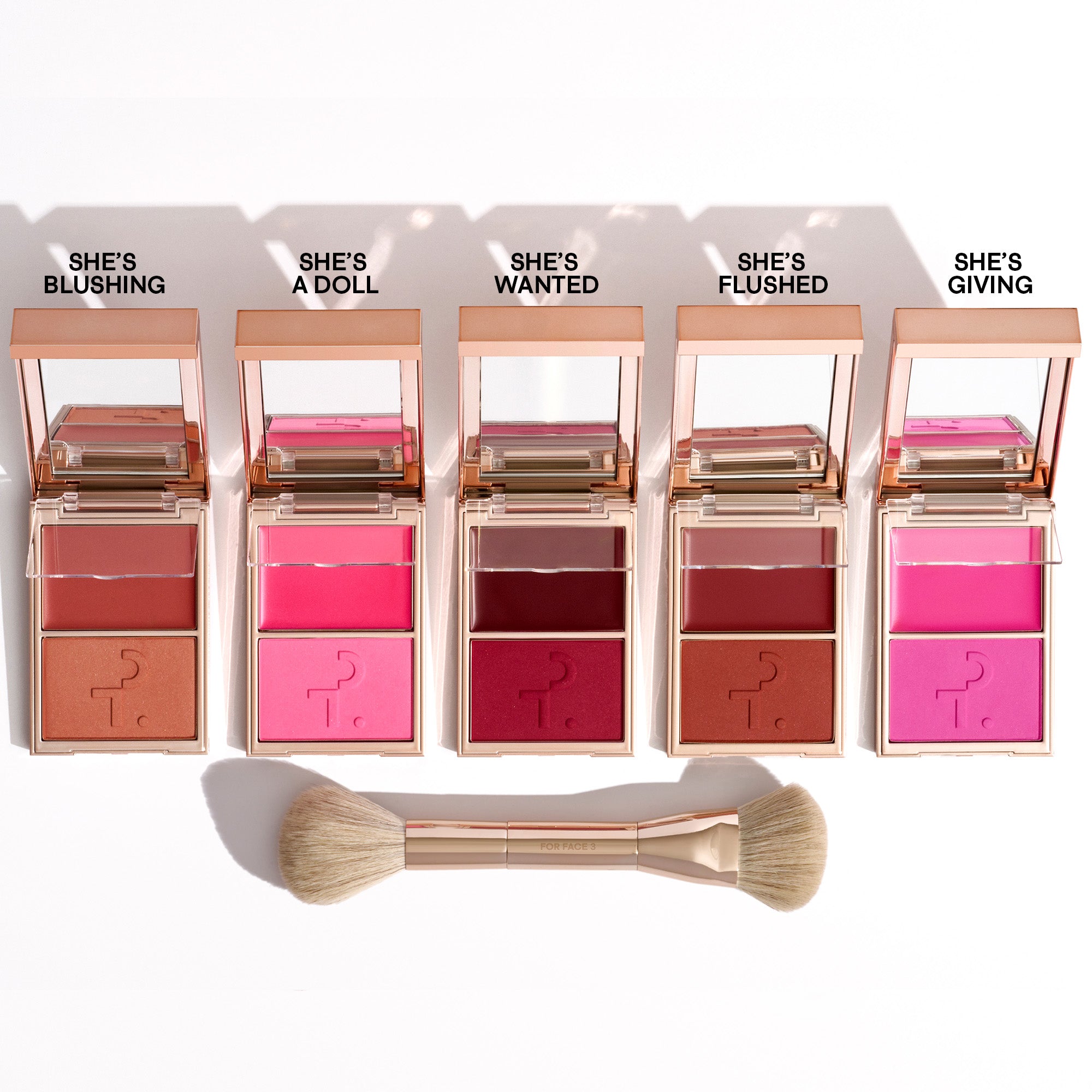 MAJOR HEADLINES BLUSH DUO & DUAL-ENDED BRUSH SET