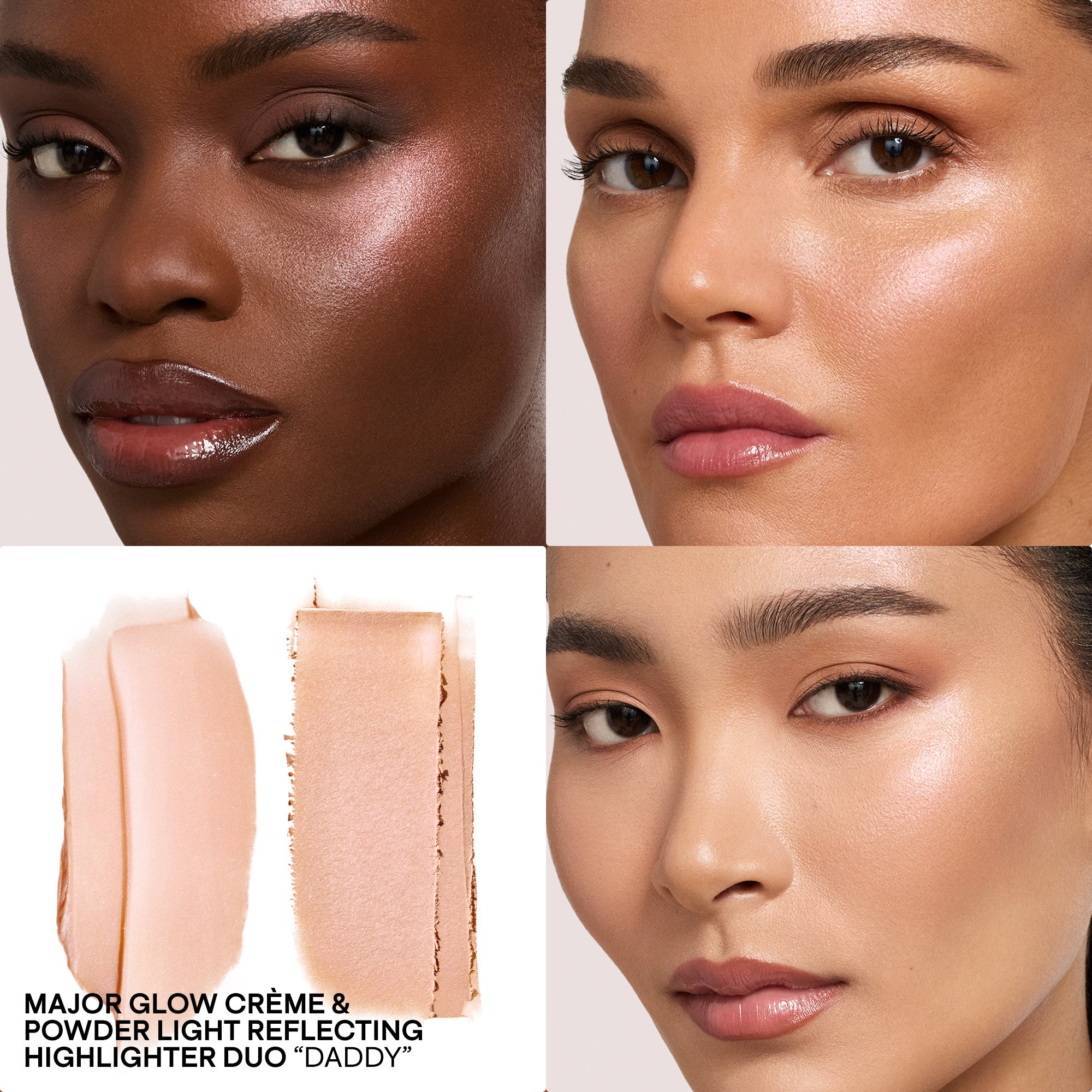 #color_Major Glow Crème & Powder Light Reflecting Translucent Highlighter Duo (Daddy)