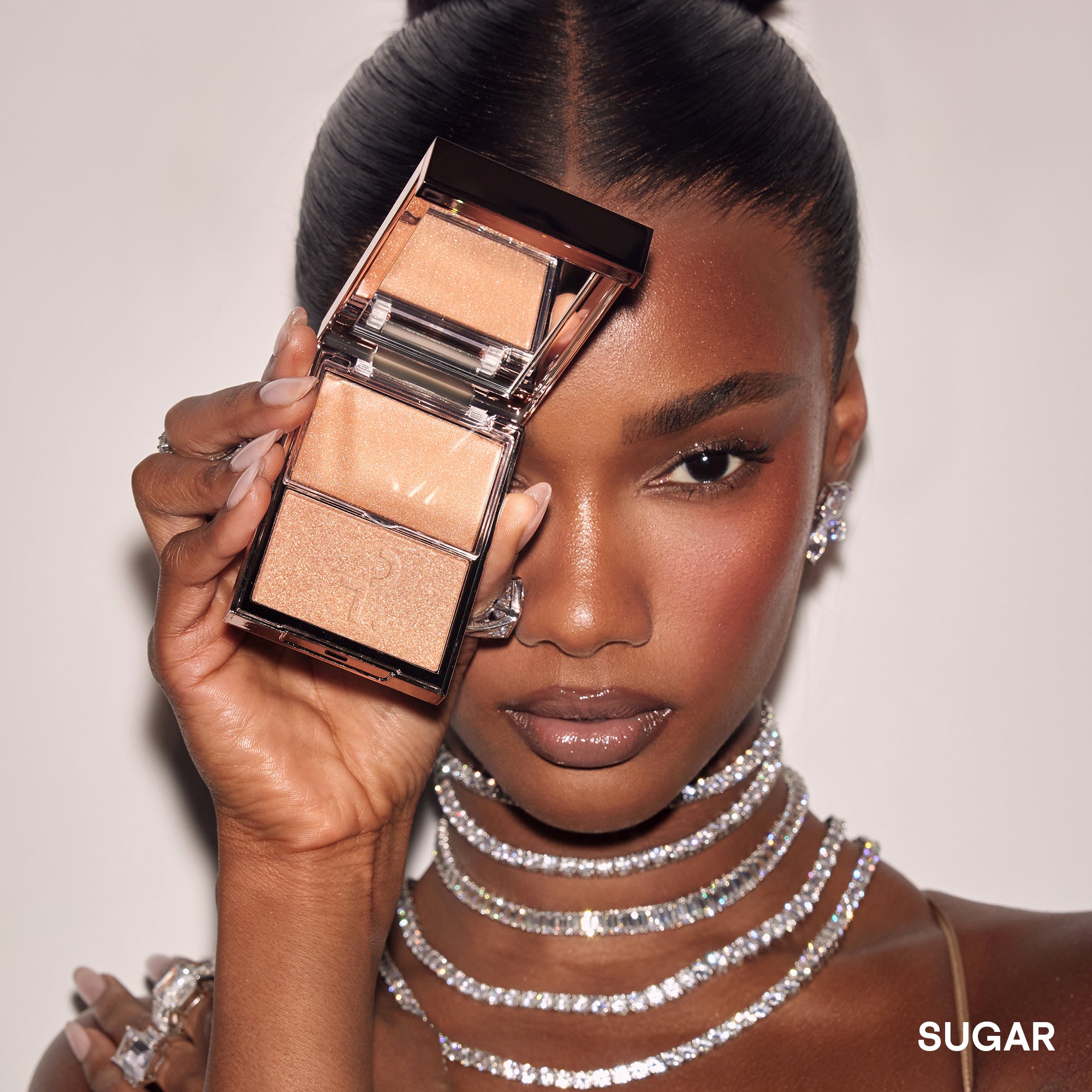 #color_Major Glow Crème & Powder Light Reflecting Translucent Highlighter Duo (Sugar)