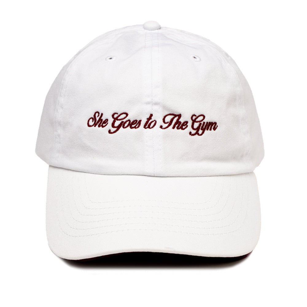 #color_white she goes to the gym